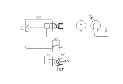 MONOMANDO EMPOTRADO BÉLGICA