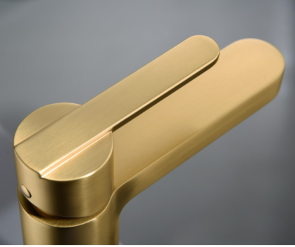 MONOMANDO LAVABO ROMA ORO CEPILLADO