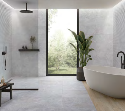 AZULEJO PASTA ROJA BLADE MOSAIC PERLA MATE 30X60