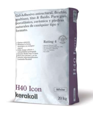 H40 GEL ICON BLANCO 20KG