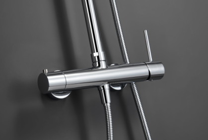 CONJUNTO DE  DUCHA MONOMANDO MONZA CROMO