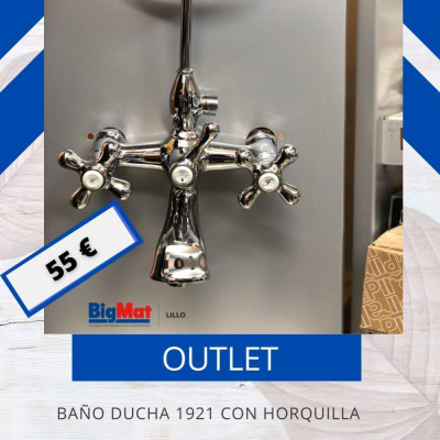BAÑO DUCHA 1921 CON HORQUILLA****OUTLET