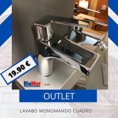 LAVABO MONOMANDO CUADRO****OUTLET