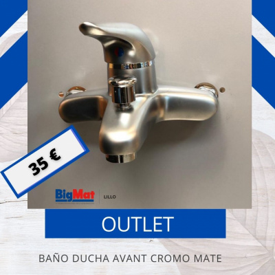 BAÑO DUCHA AVANT CROMO MATE****OUTLET