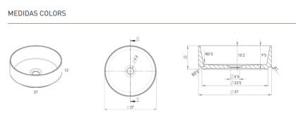 LAVABO COLORS BLANCO-ADA