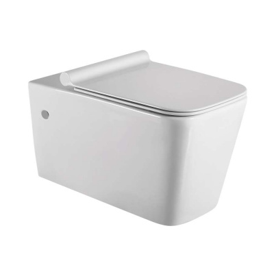 INODORO SUSPENDIDO AMARILLO BLANCO BRILLO