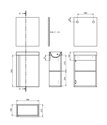 MUEBLE DE BAÑO LAGOS 40