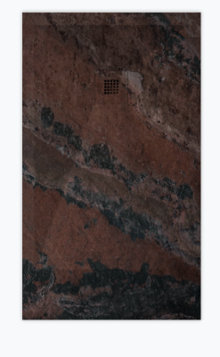 PLATO DUCHA RESINA STONE 3D MÁRMOL ÓXIDO