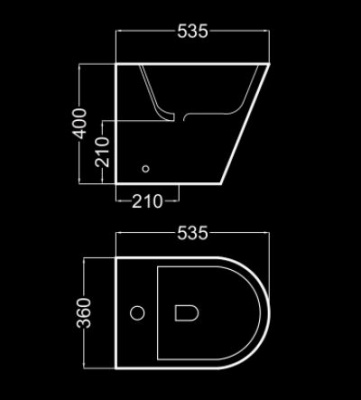 BIDET A SUELO FLORENCIA BLANCO BRILLO