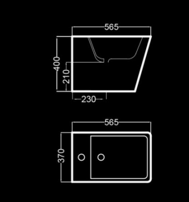 BIDÉ A SUELO GINEBRA BLANCO BRILLO