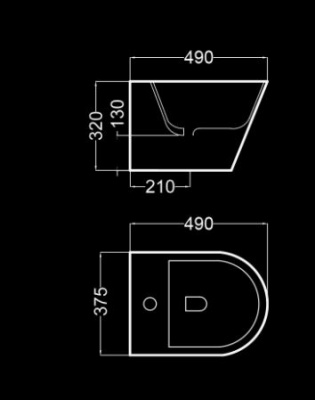 BIDET SUSPENDIDO MAGENTA