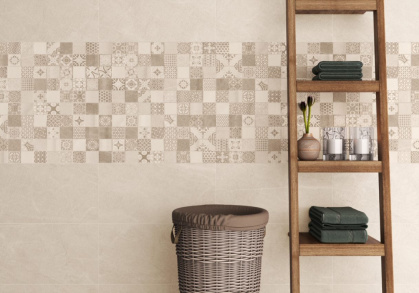 AZULEJO PASTA ROJA MYSTONE MARFIL 31.6X60