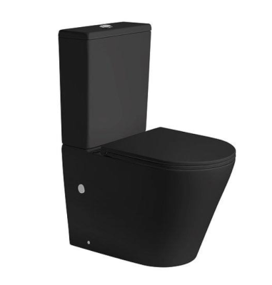 INODORO COMPLETO FLORENCIA NEGRO MATE