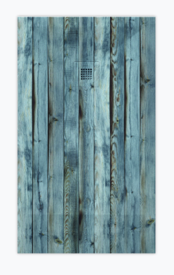 PLATO DUCHA RESINA STONE 3D RÚSTICO AZUL