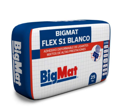 ADHESIVO BIGMAT FLEX BLANCO C2TE S1