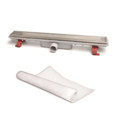 CANALETA PLATO DE DUCHA DE OBRA LINNUM SOFT 75 75