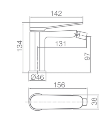 MONOMANDO BIDÉ DINAMARCA